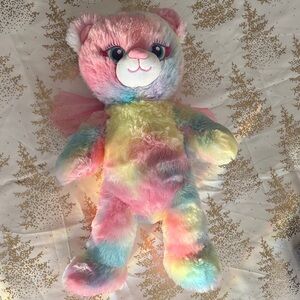 Build-A-Bear Fairy Friends Rainbow Bear with Wings - 16”